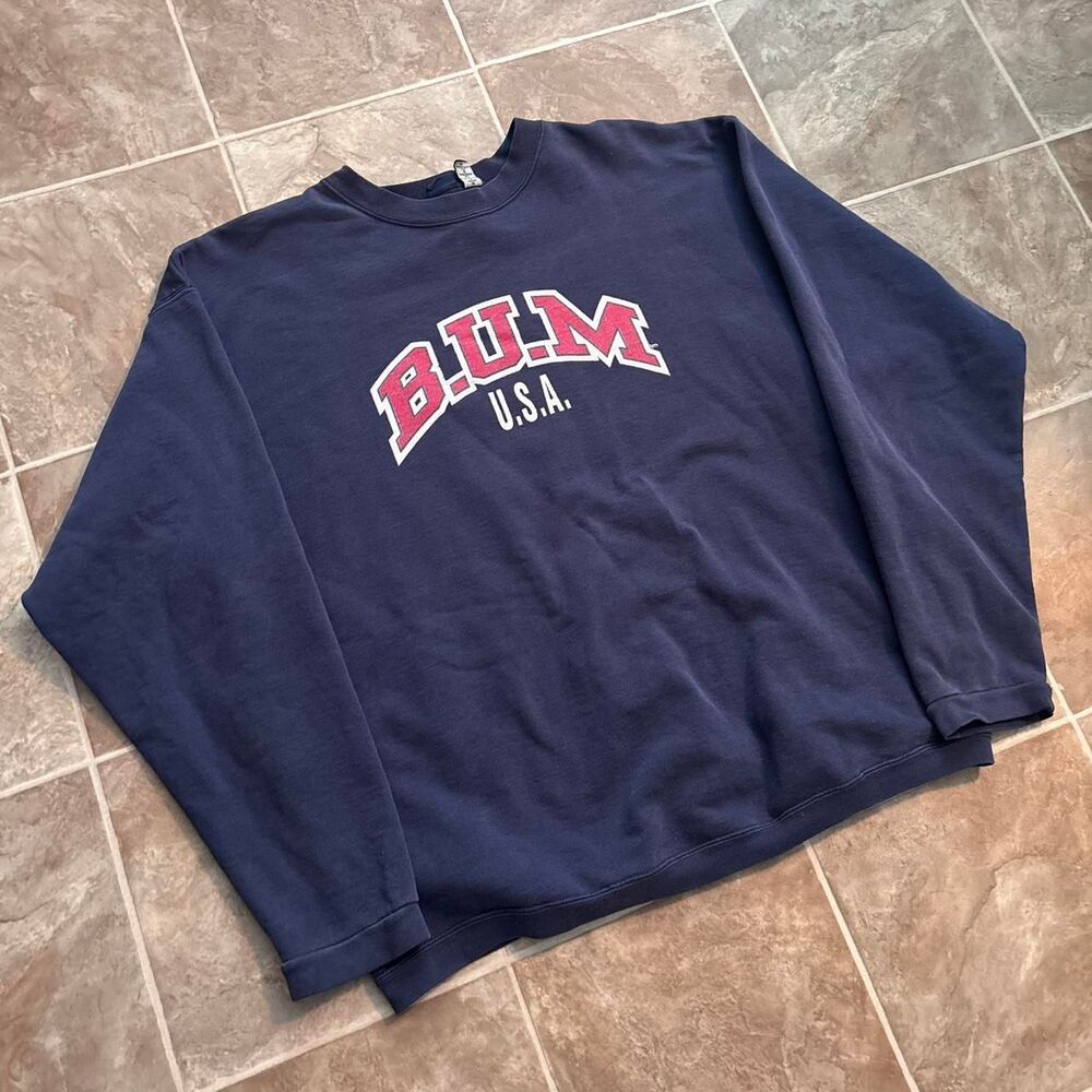 Vintage 1990s bum USA team USA Olympics faded made in USA crew, size large!